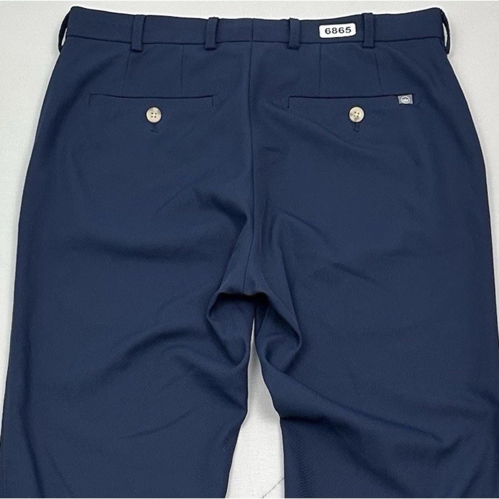 Peter Millar Crown Men's Pants 31x32 Blue Durham High Drape Golf Performance